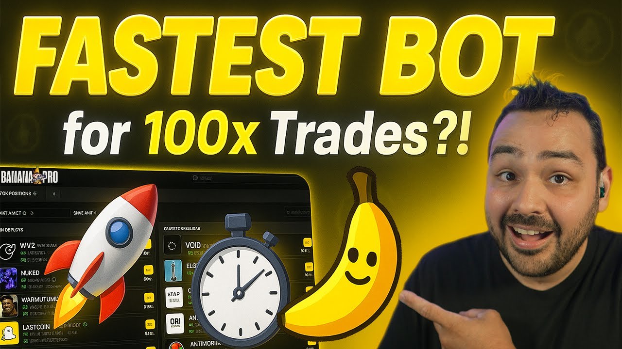 Самый быстрый торговый бот для мем-монет?! Обзор веб-приложения Banana Pro Trading + руководство ...