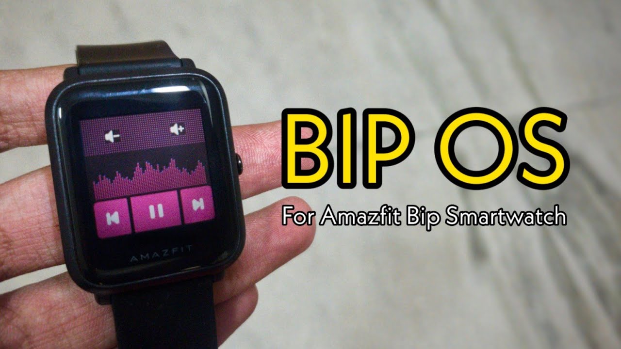BIP OS для обзора умных часов Amazfit Bip