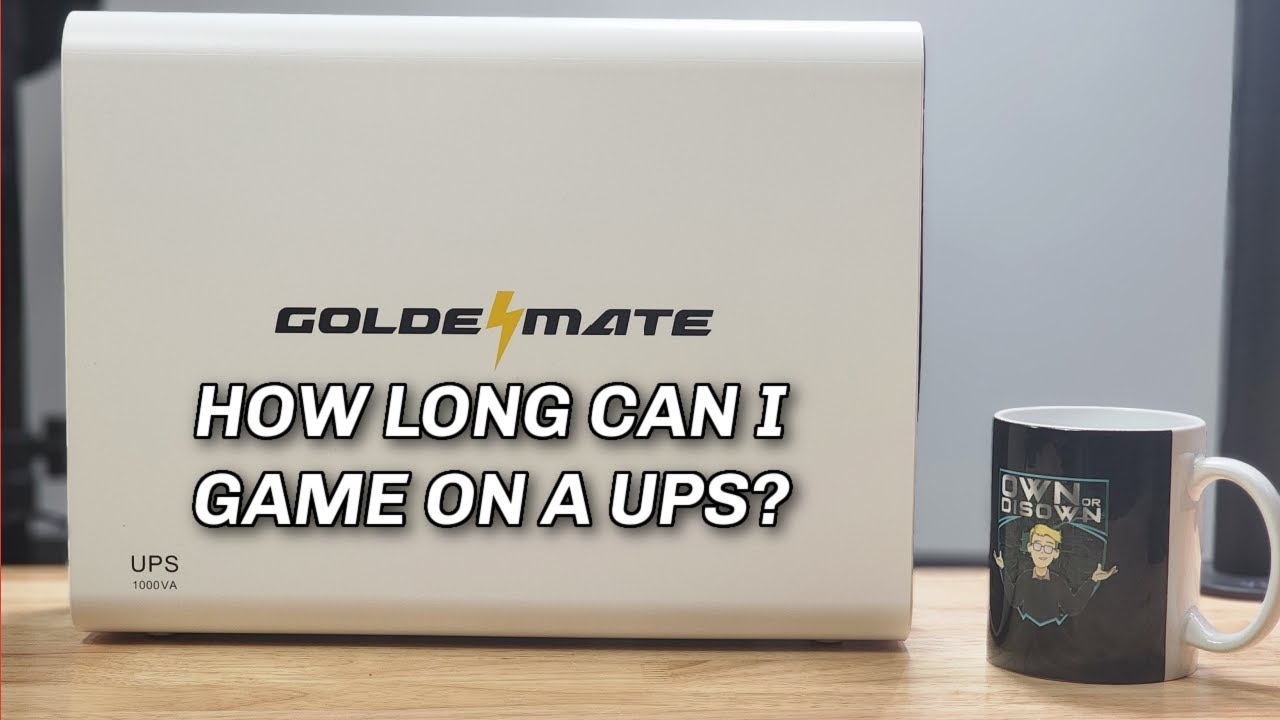 How Long Can I Game On A UPS? Goldenmate 800W UPS Review.
