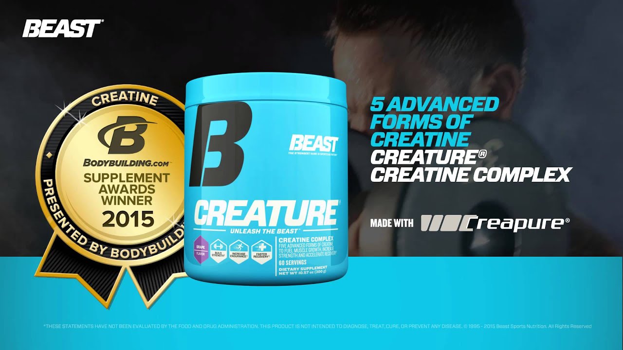 Beast Creature Creatine Wins Supplement of The Year 2015