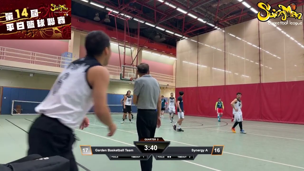 【直播】 2026-01-19 SwingMan 第十四屆平日籃球聯賽 Garden Basketball Team vs Synergy A