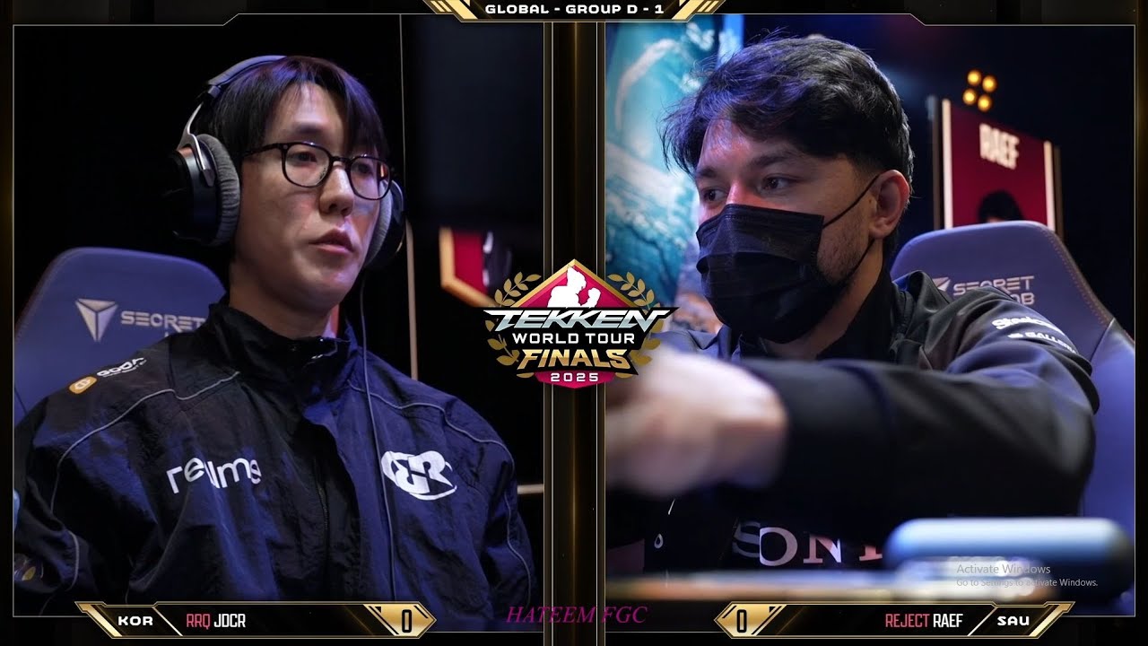 RRQ | JDCR 🇰🇷 (Dragunov) vs REJECT | Raef 🇸🇦 (Jin) ➤ TWT GLOBAL FINALS 2025 GROUP D - Tekken 8