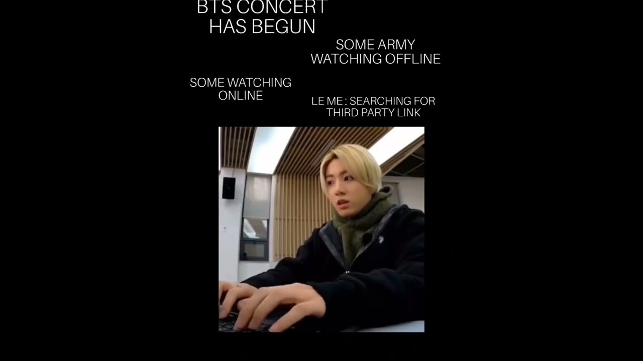 BTS contact has begun: me searching for third party link 🥺