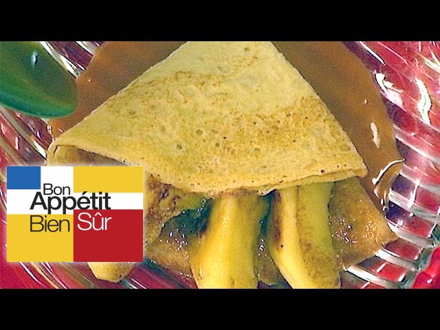 crêpes aux pommes et au caramel [Recette]