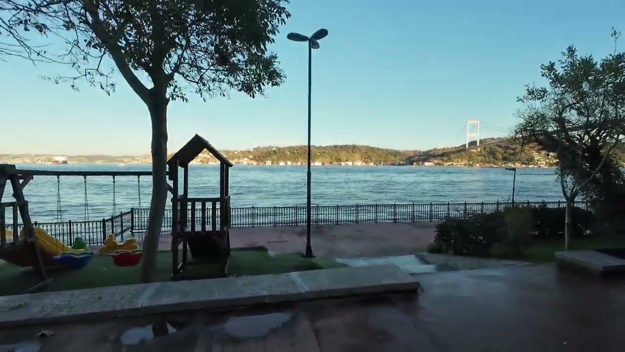 Istanbul Walking Tour - Sakıp Sabancı St - Walk to FSM Bridge 4K