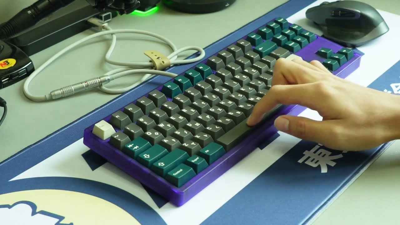 KBDFans Tiger80 Lite Typing Sound Test | Duhuk QK01