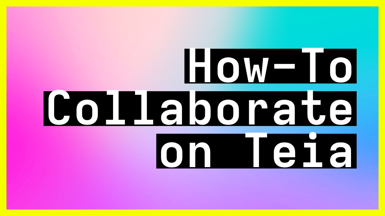 How To Collaborate on Teia | Walk-Through DIY Collab Smart Contract on Teia.Art | #Tezos