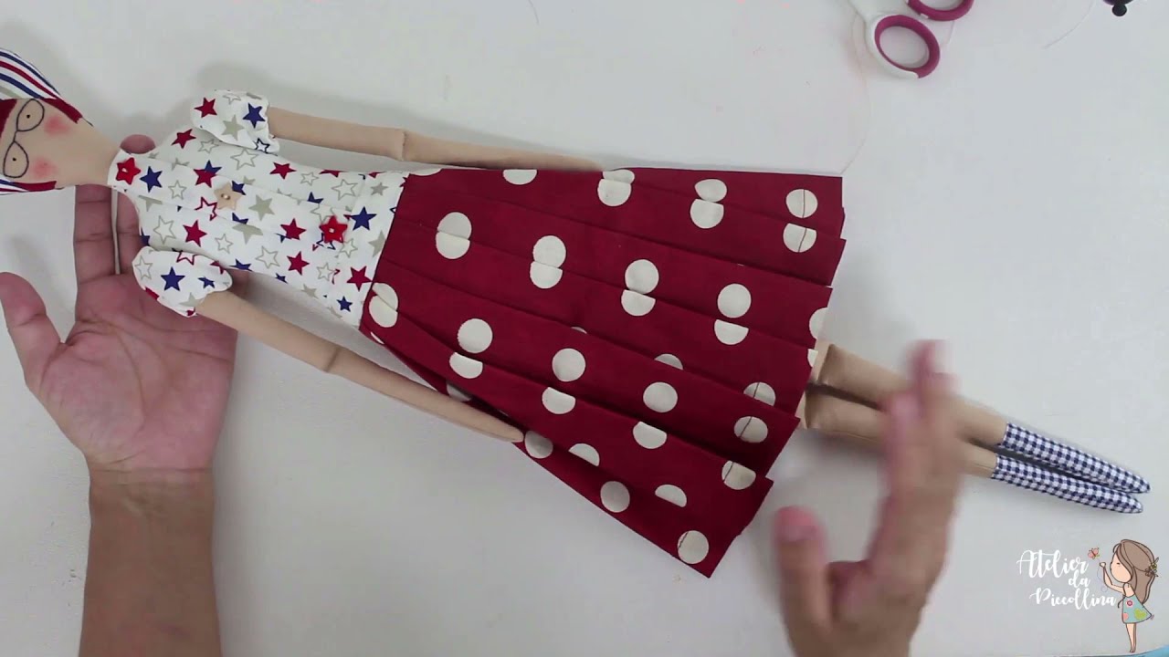 Vídeo Aula Tilda Kitschy Retro