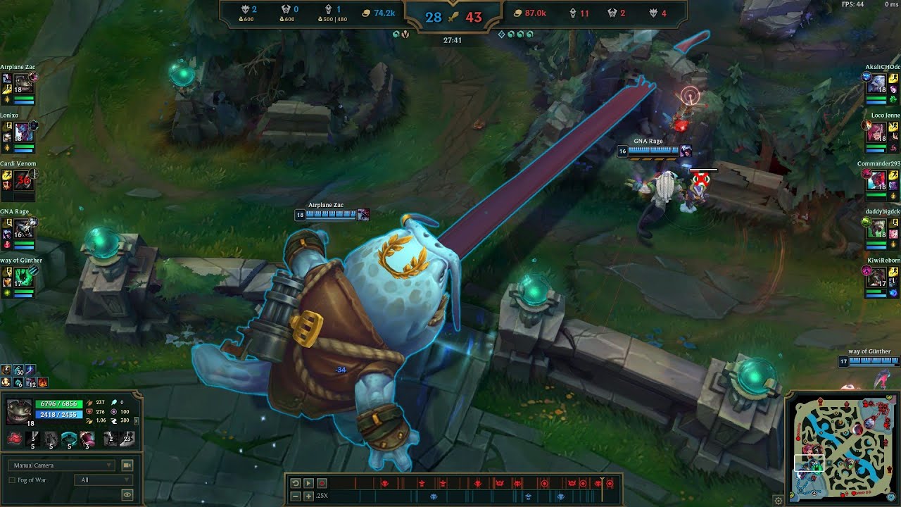 BIGGEST TAHMKENCH EVER with cho'gath ult ! (Ultimate spellbook)