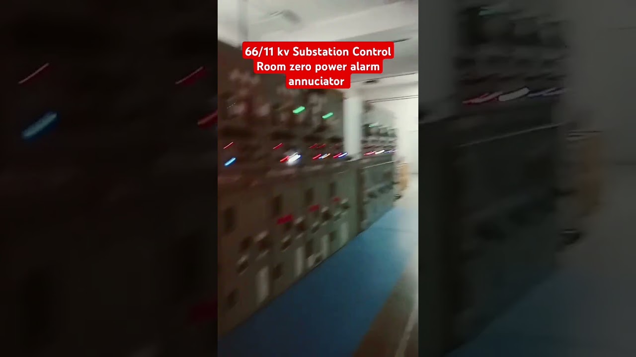 66/11 kv Substation Control Room zero power alarm annuciator#youtubeshorts #zeropower#electricitycut