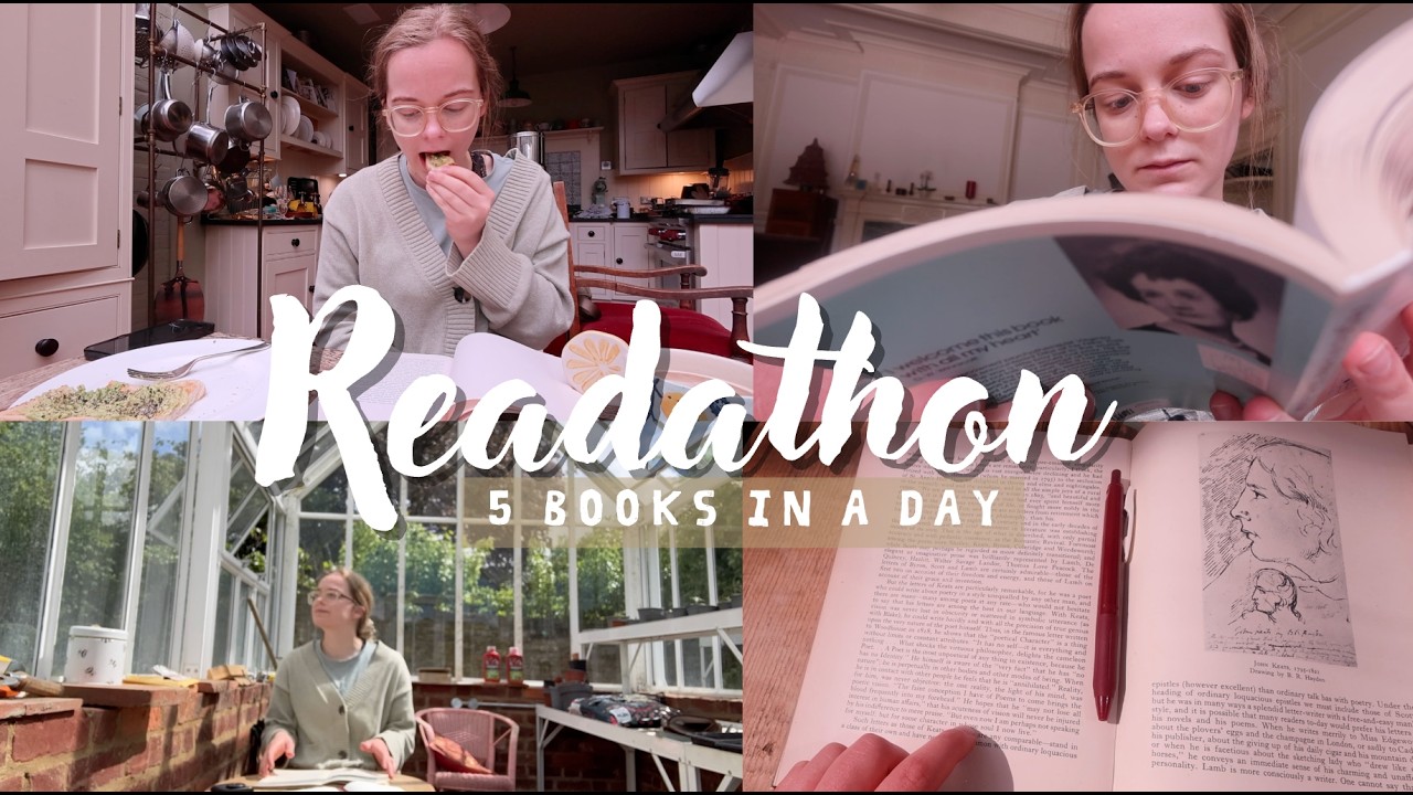 I read 5 books in a day (readathon)