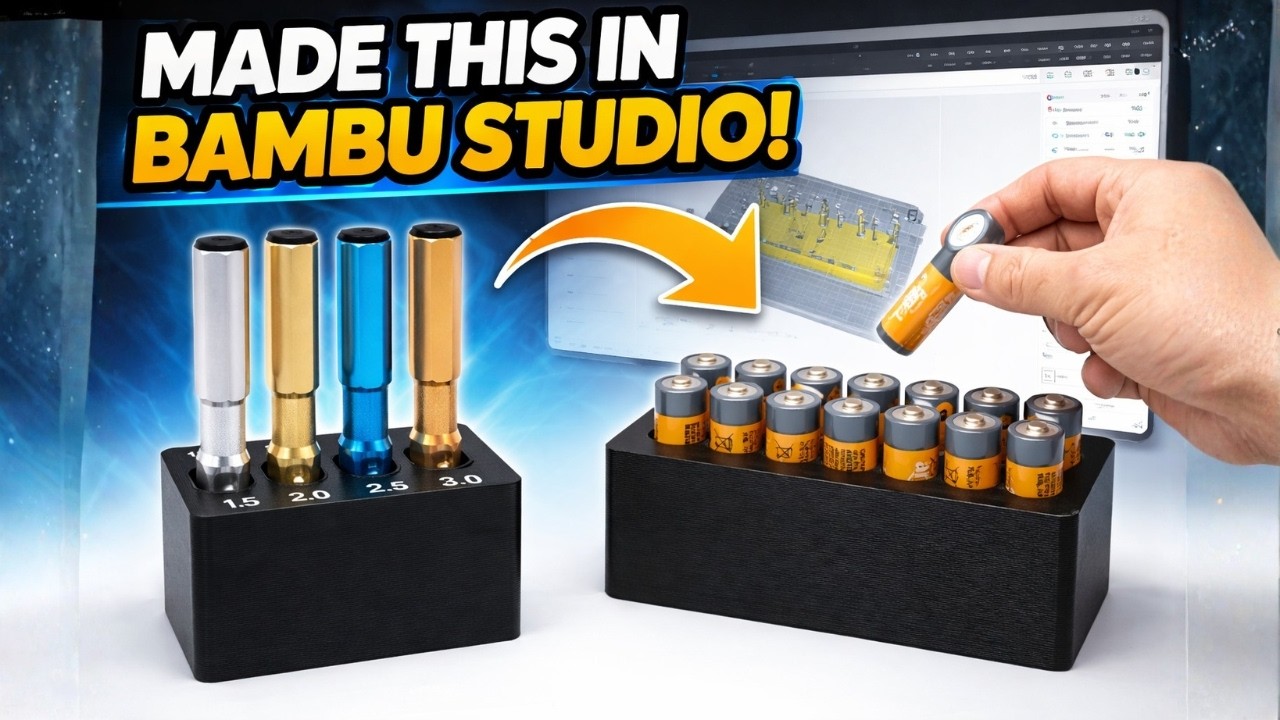 Не могу поверить, что это можно сделать в Bambu Studio (CAD не требуется)!