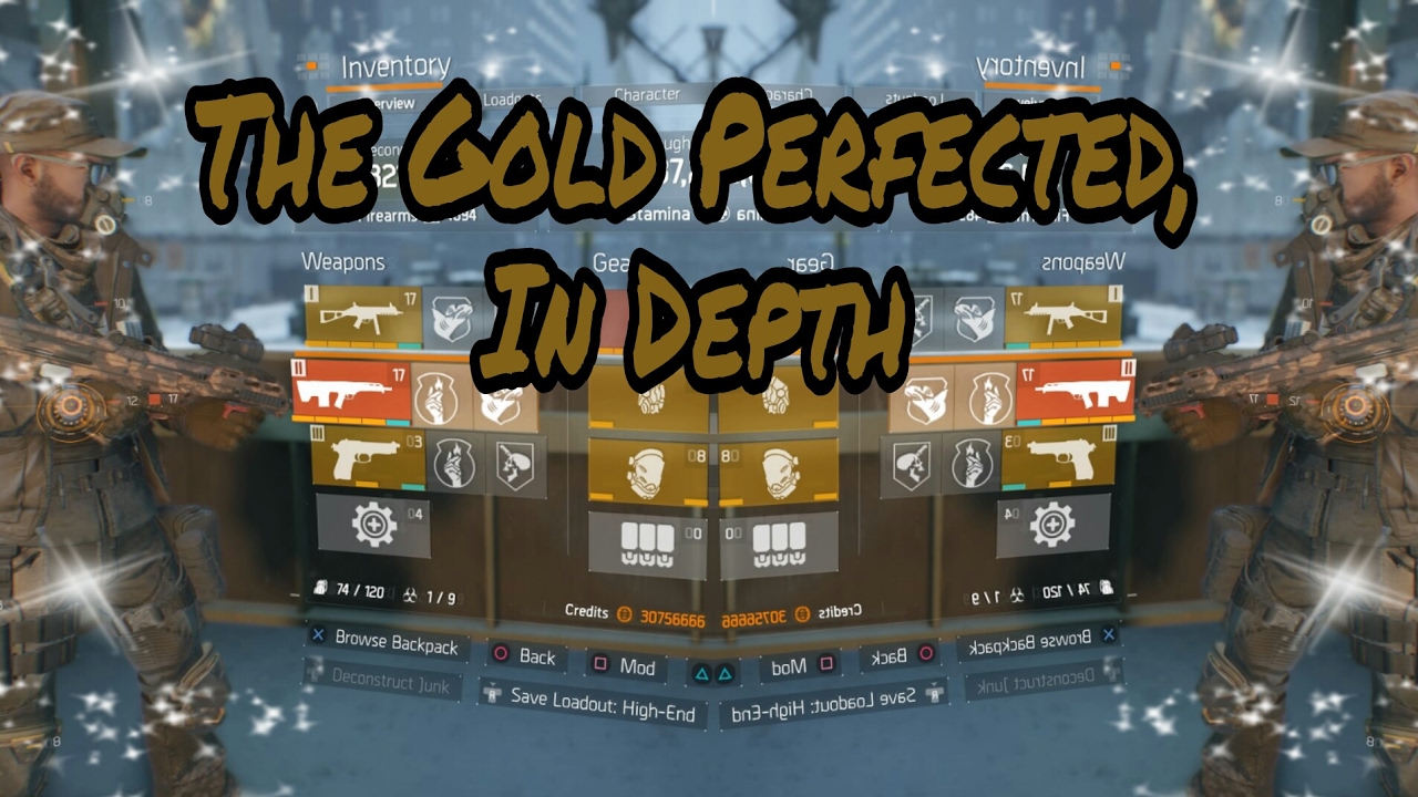 The Division The Gold Build