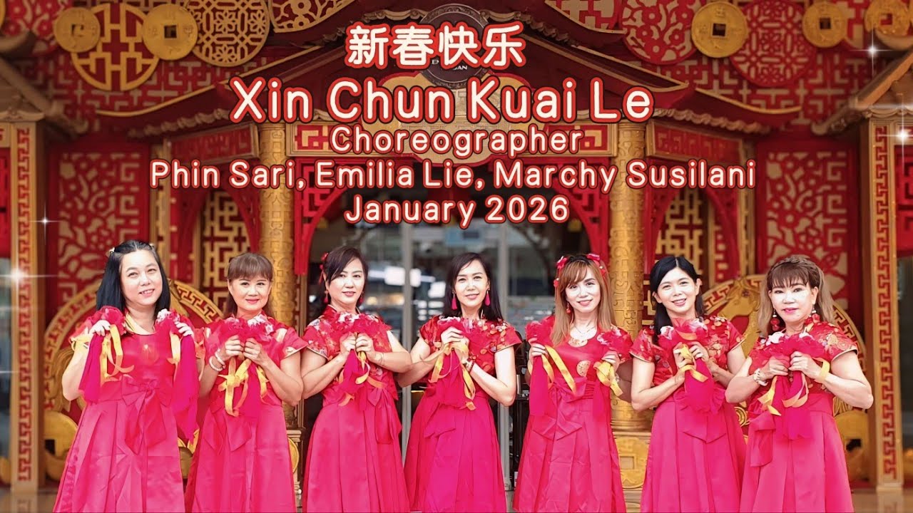 新春快乐 - Xin Chun Kuai Le // Line Dance