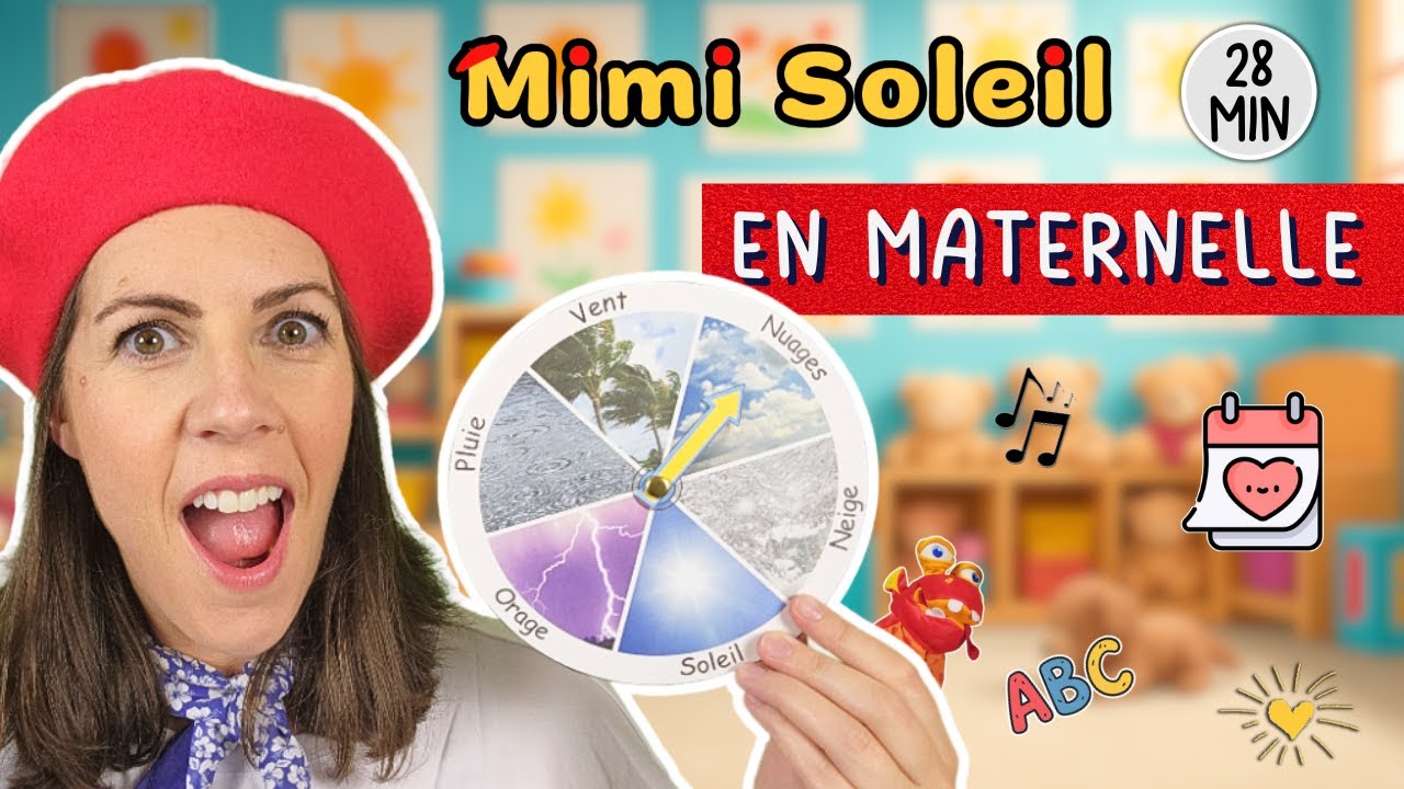 Maternelle | Rituels Météo Saisons Formes Couleurs Nombres - jeux éducatifs en français