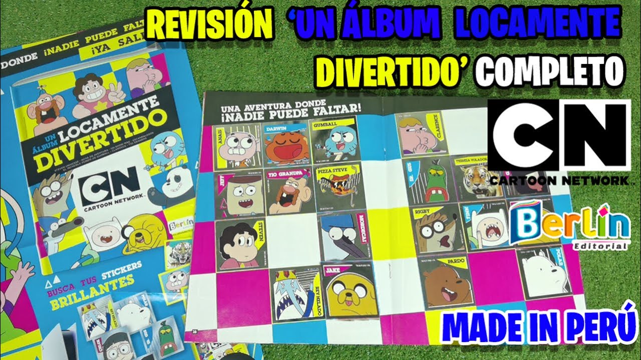 'Un álbum Locamente Divertido' de Cartoon Network 2021 - Editorial Berlín: REVIEW 98% COMPLETO