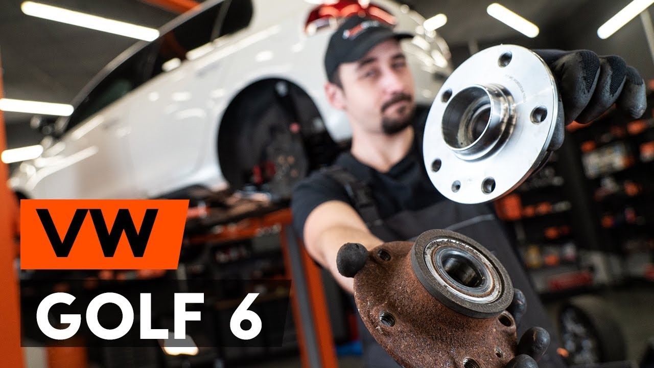 Wie VW GOLF 6 (5K1) Radlager hinten wechseln [TUTORIAL AUTODOC]
