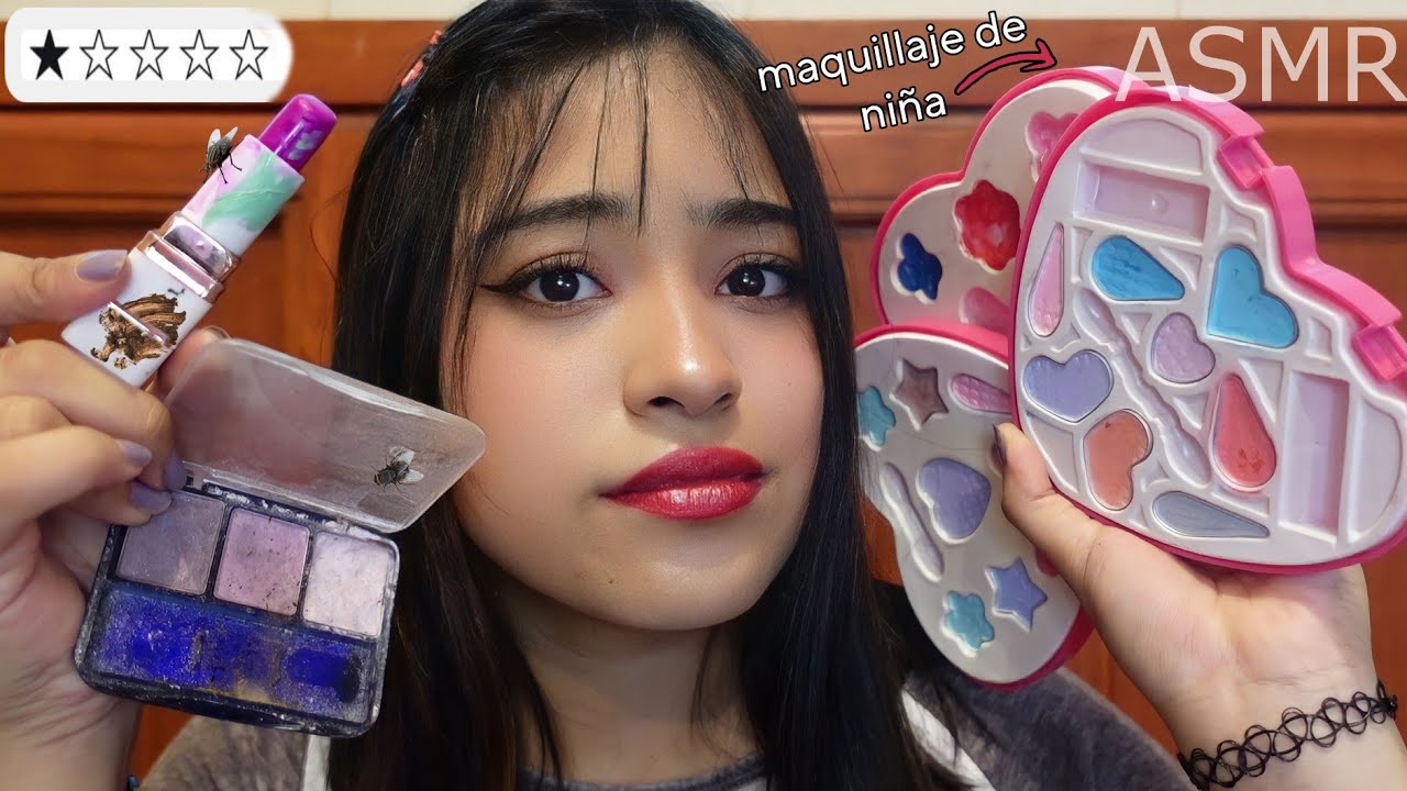 ASMR maquillaje en el peor salón de la ciudad roleplay 😱💄