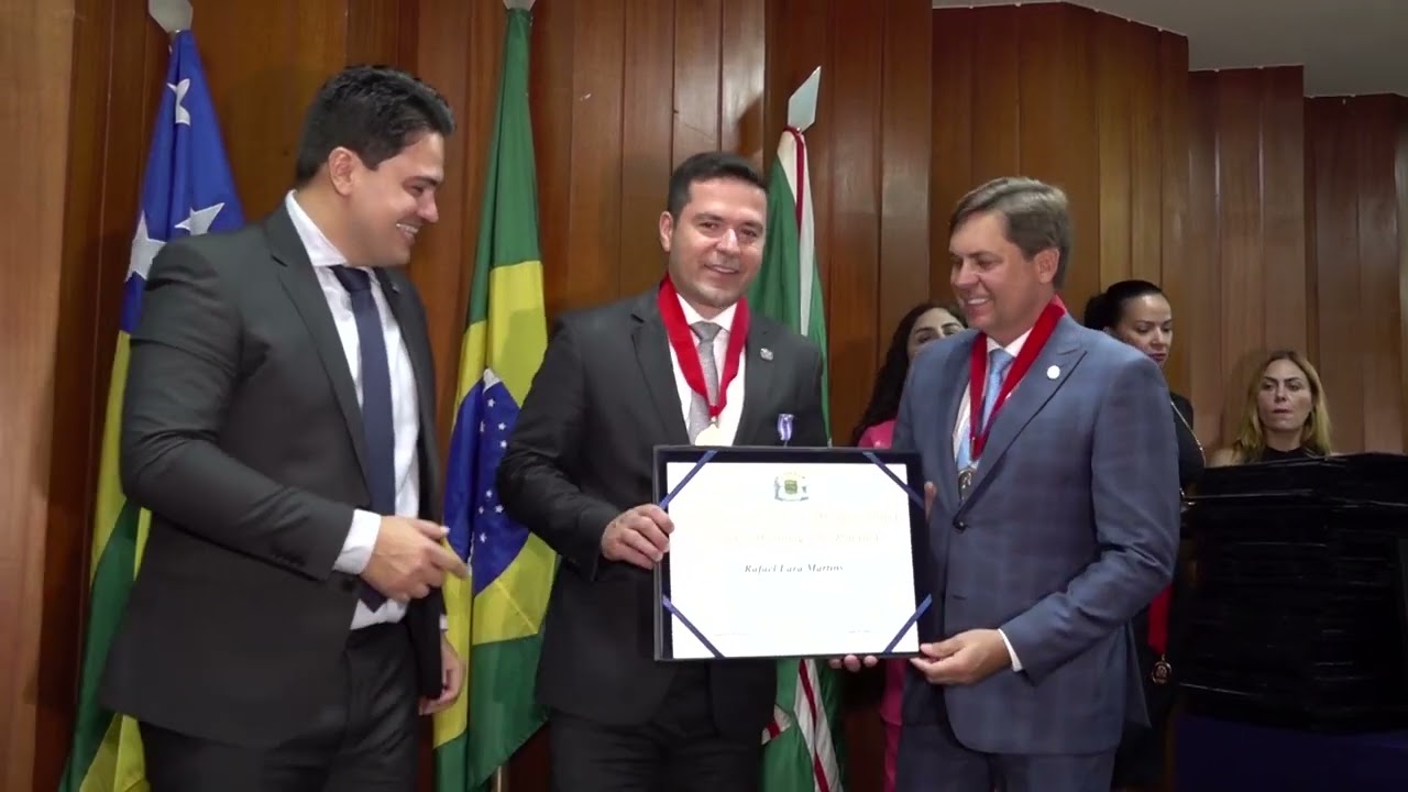Alego News: Pres.Bruno Peixoto homenageado na C&acirc;mara Municipal de Goi&acirc;nia (19/02/2024)