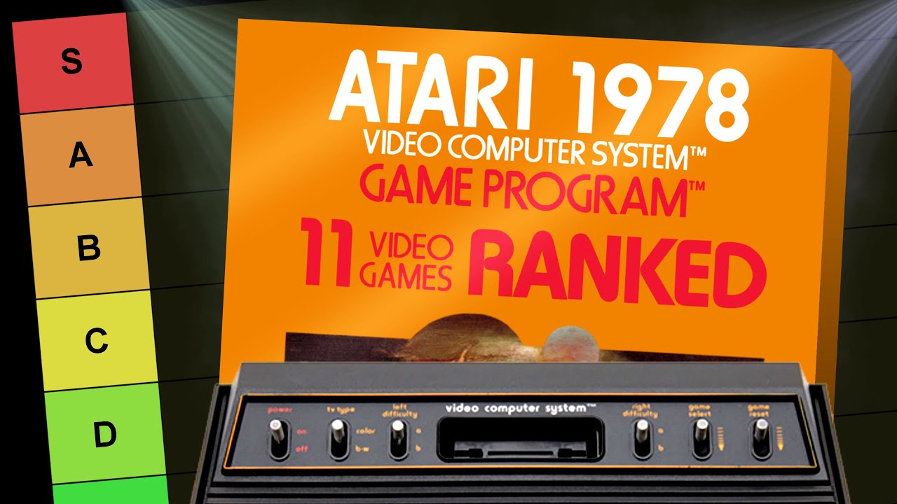 Atari 1978 ULTIMATE Atari 2600 Tier List — ВСЕ ИГРЫ VCS '78 С РЕЙТИНГОМ