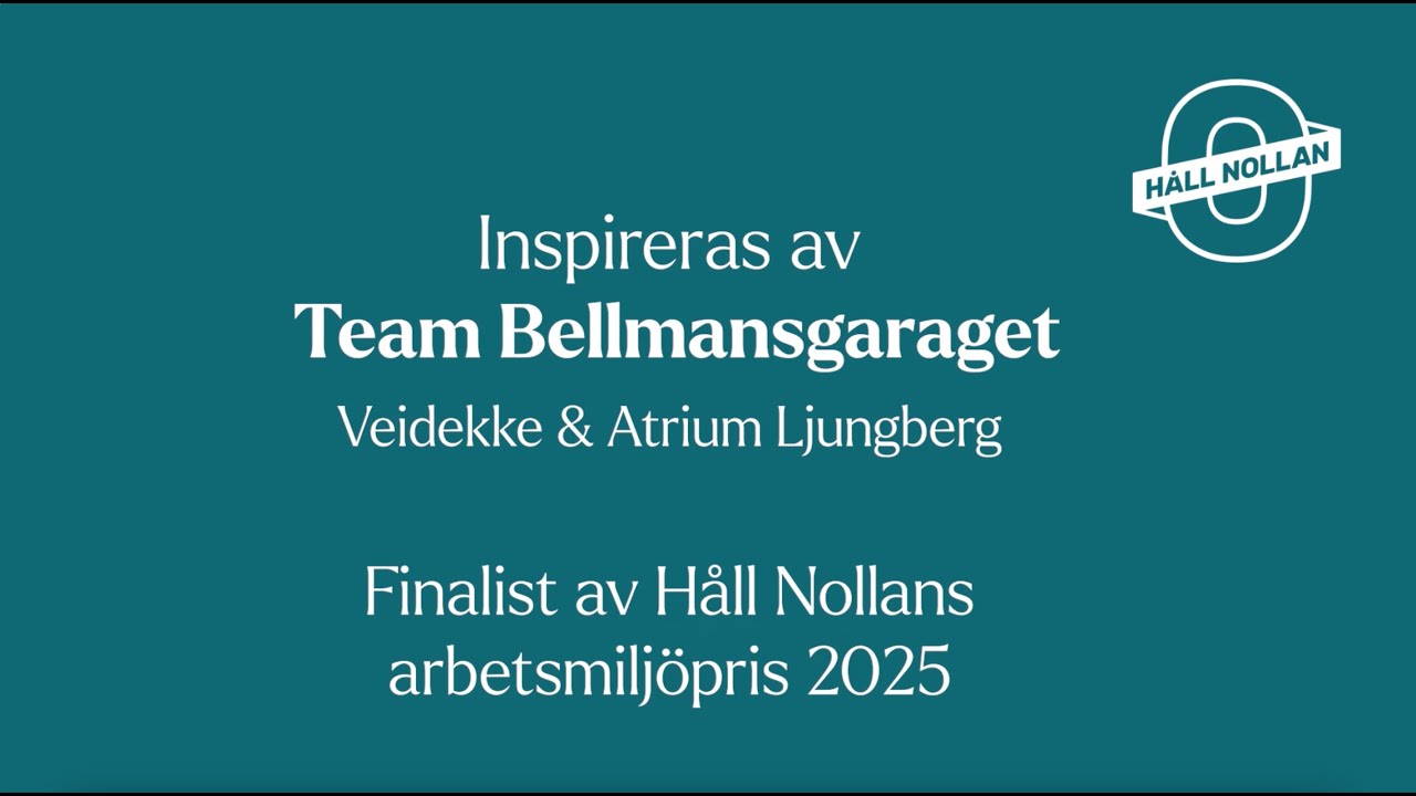 Håll Nollans arbetsmiljöpris 2025 - webbinarium med team Bellmansgaraget