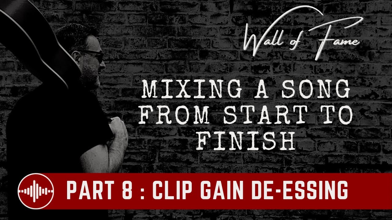 De-Essing Vocals Using Clip Gain