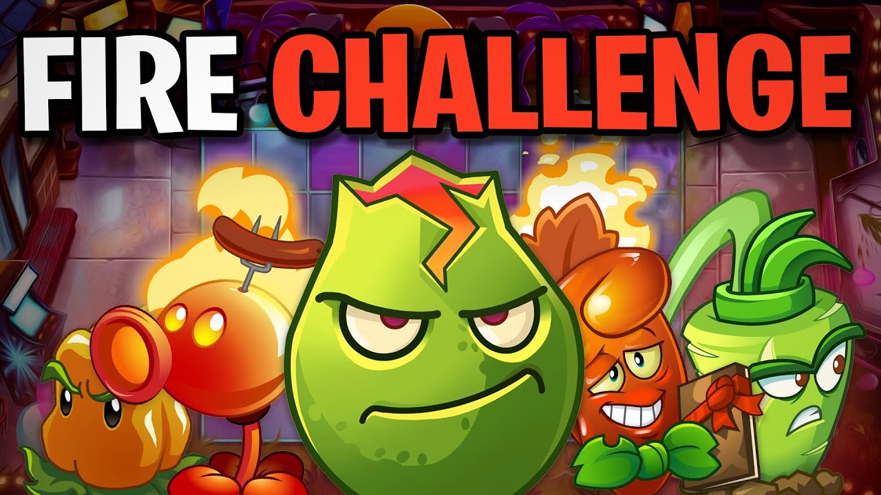 Можно ли превзойти Neon Mixtape Tour, используя только огненные растения? (PVZ2)