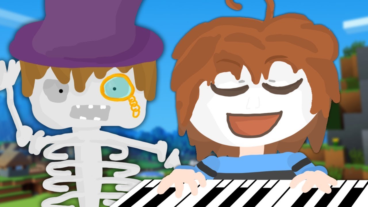 Skelette und Musik  「Minecraft: Master Builders」