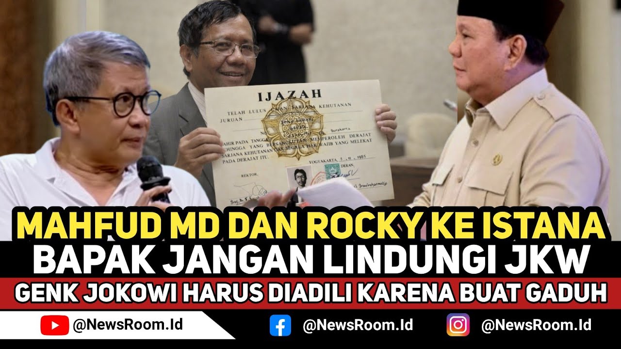 KERAS‼️BAPAK JANGAN JADI PENGHIANAT NEGARA,MAHFUD MD DAN ROCKY GERUNG SECARA TERBUKA SAMPAIKAN INI..