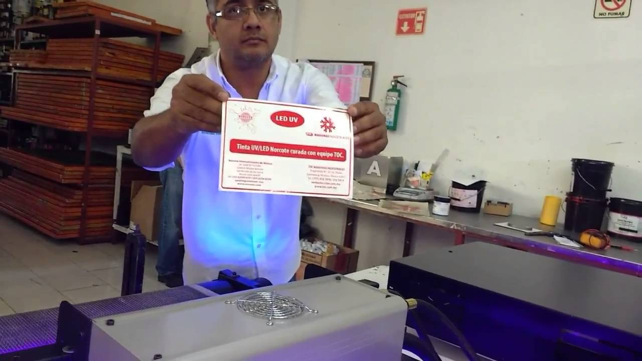 EQUIPO DE CURADO UV LED TOC MAQUINAS