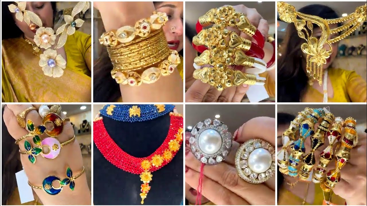 🔥🔥 চোখ ধাঁধানো Beautiful Gold Plated Jewellery From Nilis Jewellery 🔥🔥