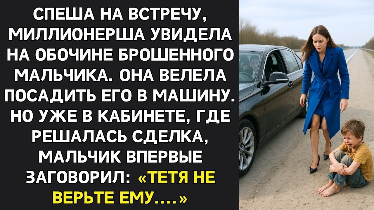 Мальчик на обочине сорвал сделку века,  он узнал за столом переговоров своего главного врага…