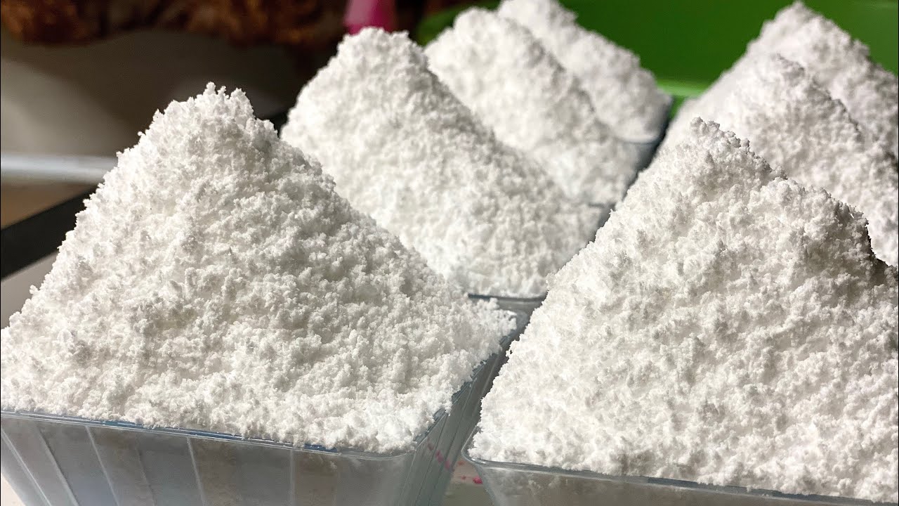 Asmr - satisfying - baking soda crumble