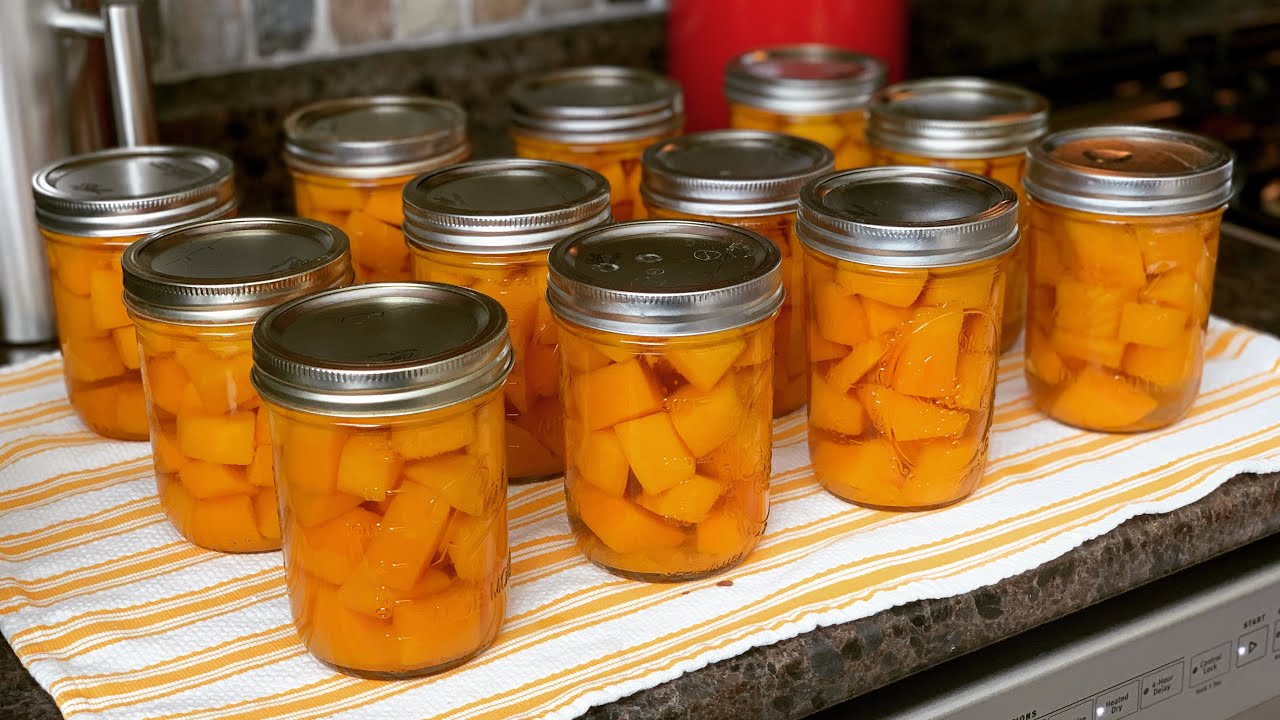 Canning Butternut Squash ~ The Kneady Homesteader