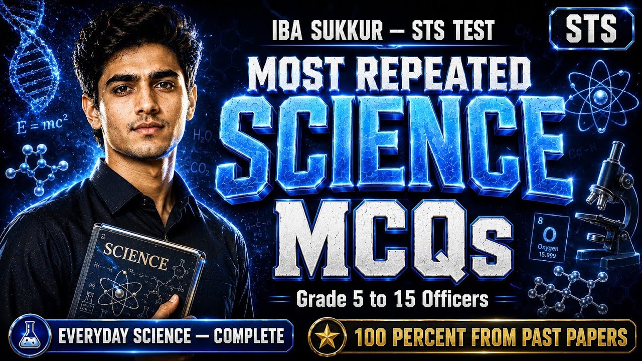 sts test preparation most repeated everyday science mcqs|iba university test preparation