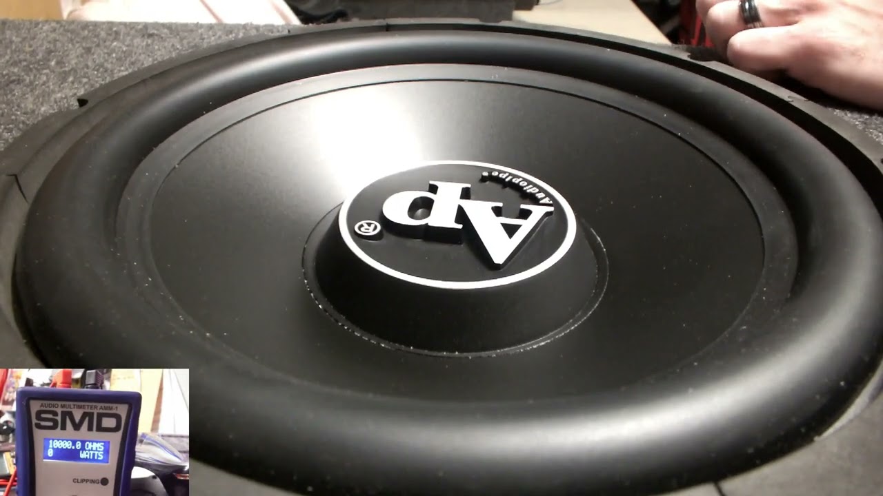 Audiopipe TS-PP2-12 Car Subwoofer SMD-AMM1 Car Audio Multimeter Dyno Tested RMS\Max #audiopipe
