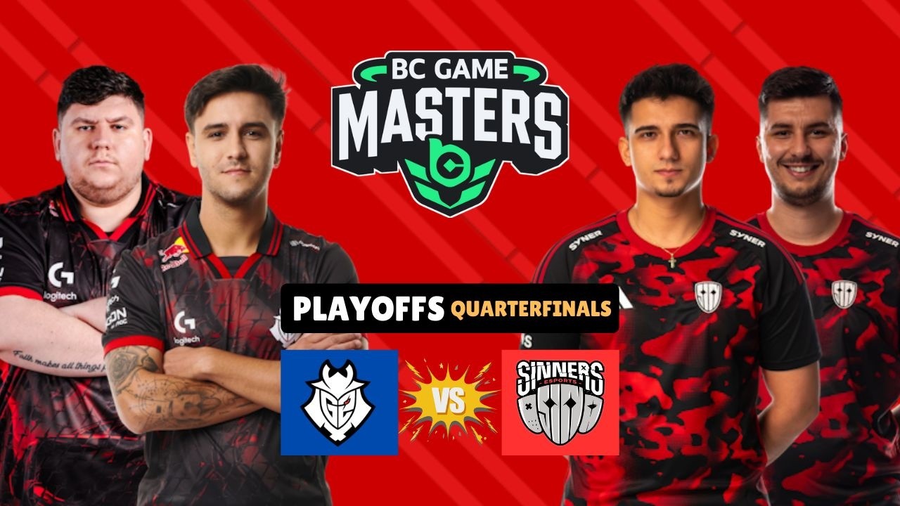 🔴 [ LIVE ] BC.Game Masters Championship | G2 vs SINNERS #cs2live