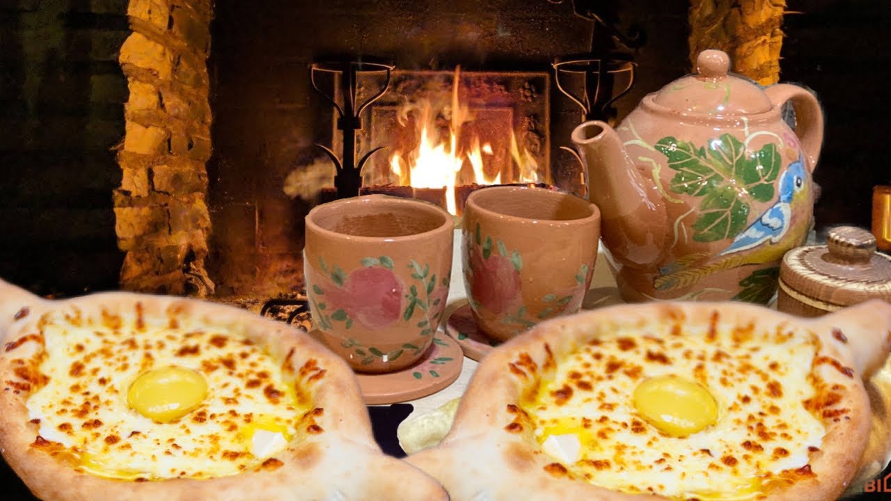 აჭარული ხაჭაპური ჯეცზე მომზადებული-Adjarian Khachapuri -- Georgian traditional taste.food vlog
