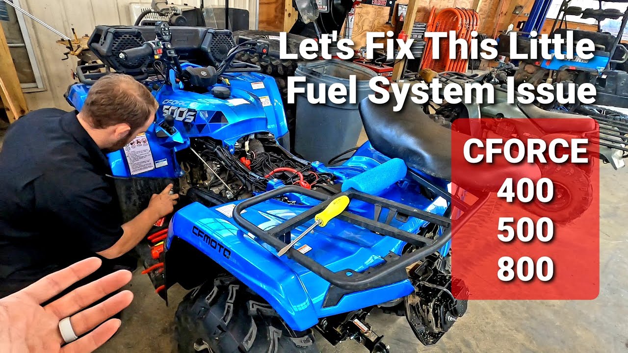 CFMOTO CFORCE Fuel Issue Fixed | Vapor Lock problem fix | Evap Delete Finally!
