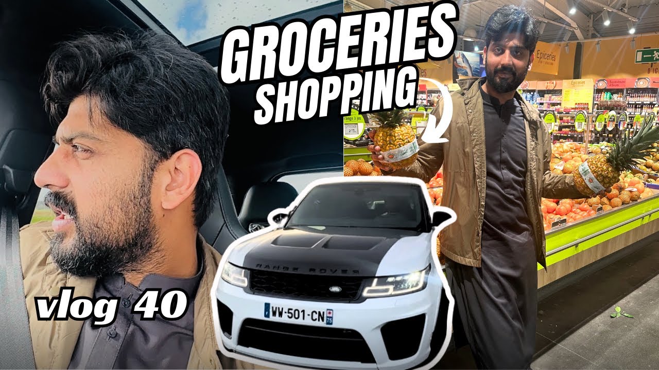 Grocery Shopping in France 🇫🇷 | jummah Mubarik | Bilal Marth |