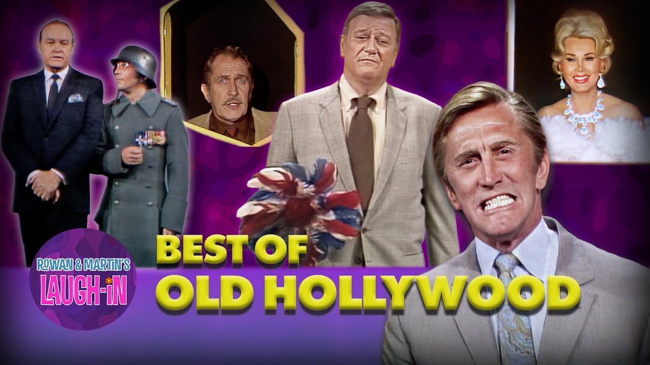 Old Hollywood Takes on Laugh-In | Kirk Douglas, Vincent Price, Zsa Zsa Gabor, Orson Welles and more!