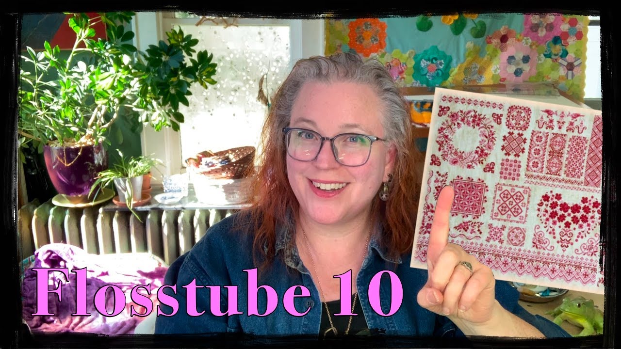 Flosstube 10 - So busy and so chatty! Plans, plans, plans + 2 new starts for #samplerseptember
