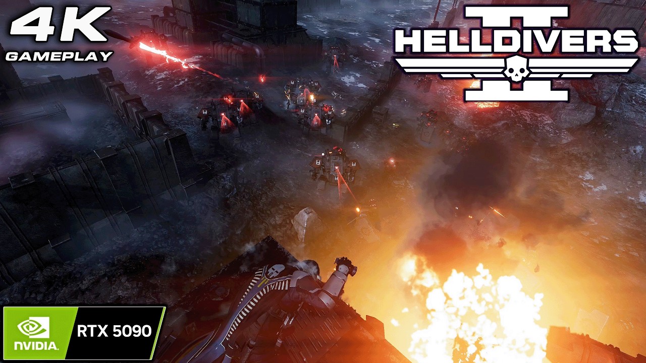 Helldivers 2: 4K Gameplay No Commentary ULTRA Settings | RTX 5090 P1133