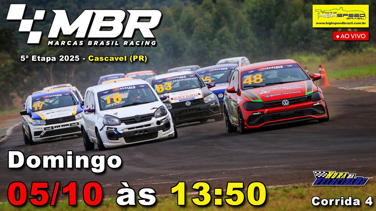 🔴 MARCAS BRASIL RACING | Corrida 4 | 5&ordf; Etapa 2025 | Cascavel (PR) | Ao Vivo