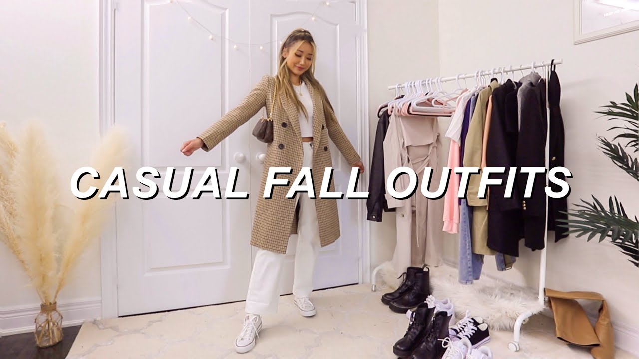 CASUAL FALL OUTFITS 🍁 | aesthetic & trendy fashion lookbook
