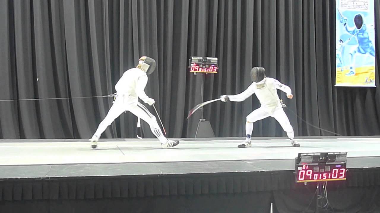 Semi Final: Lucas Webber vs Steven Glaister, Australian Open Fencing Champs 2012