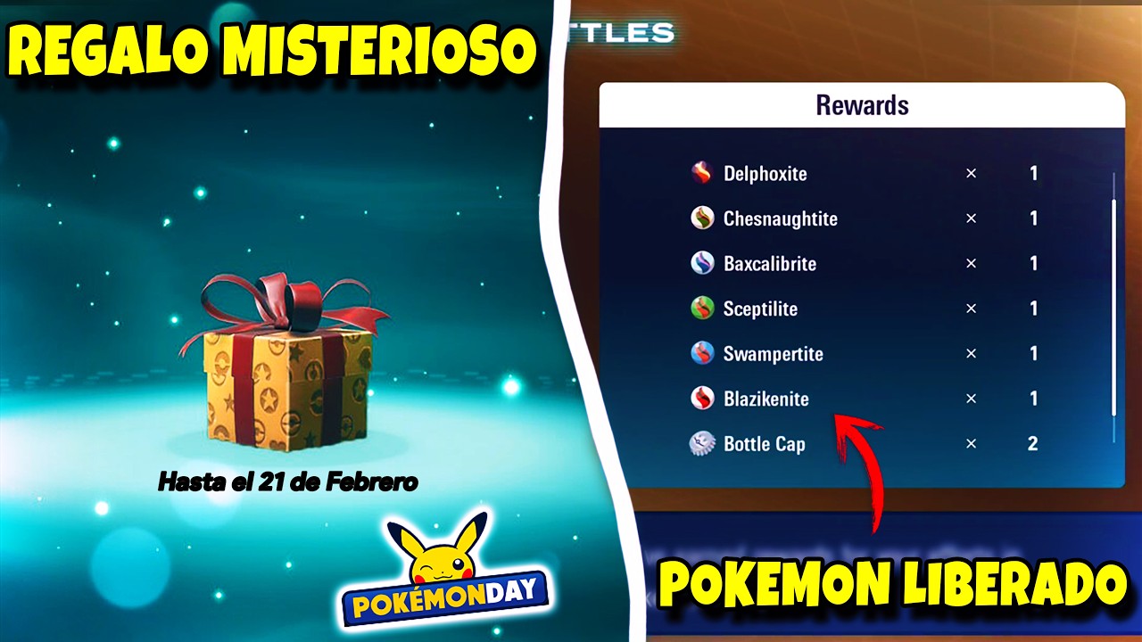 NUEVO POKEMON DESBLOQUEADO en LEYENDAS POKEMON ZA + REGALO MISTERIOSO y EVENTO
