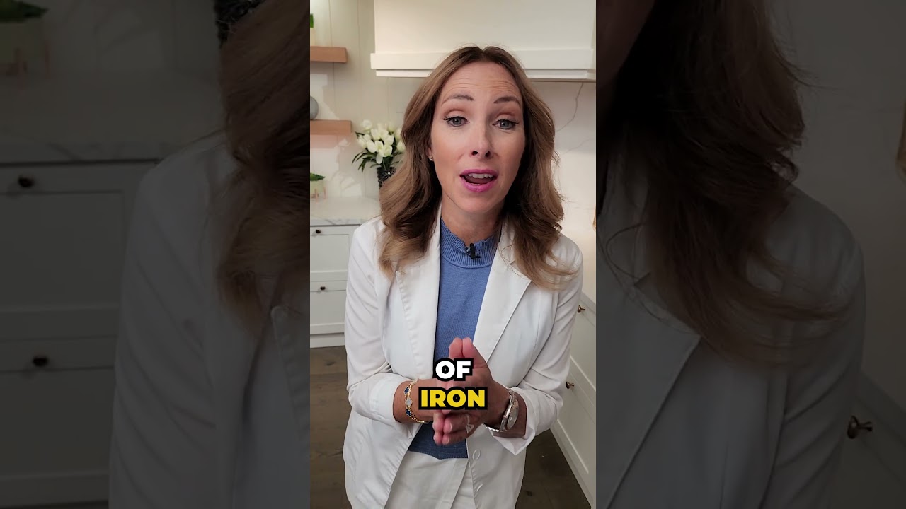 3 High-Iron Foods Every Woman Needs to Eat 🍴 #shorts #nutrition #iron