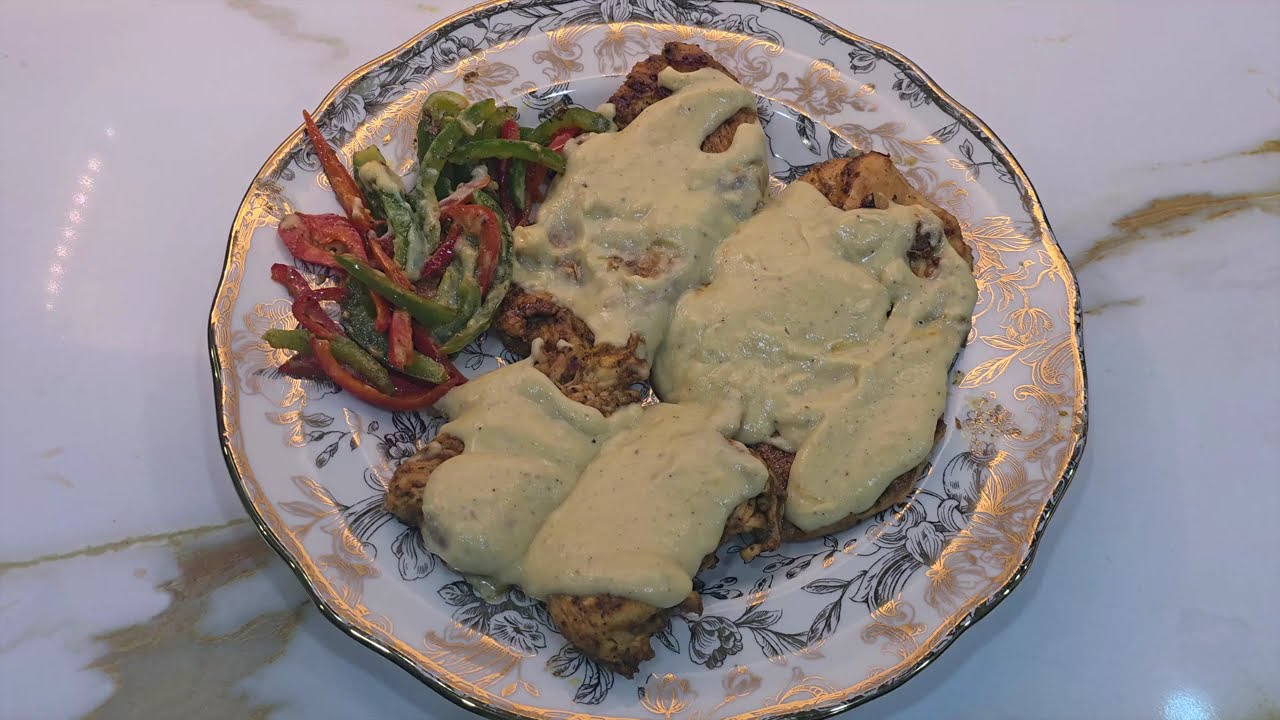 Chicken Steak Recipe With Creamy Sauce In 4 Minutes