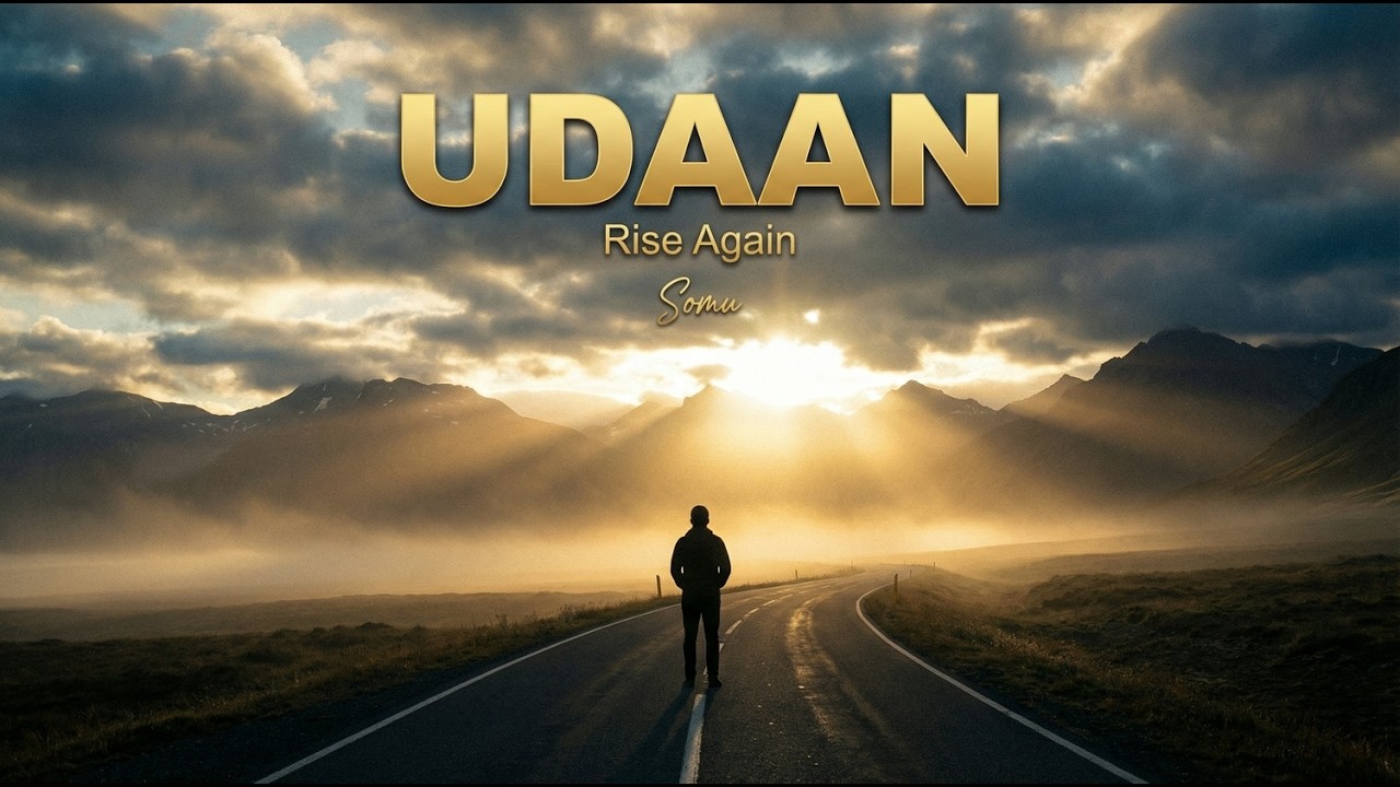 UDAAN | A Song About Struggle, Pain & Rising Again | Hindi Lyrical Video | somu @somu.youtube